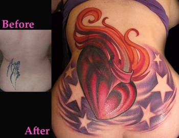 Looking for unique  Tattoos? Motor City Heart Cover Up